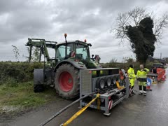 Windworks cable engine in use with operators on site