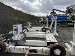 Extendable cable drum stands taking 3m to 4m widths